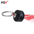 A18 new products portable automatic barrier reel retractable barrier tape reel with Barrier Stripe Red / White